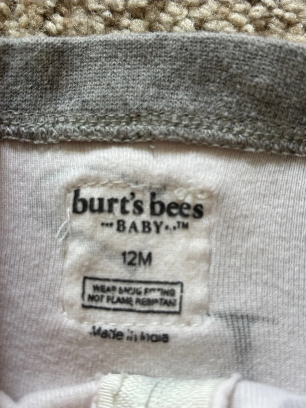 Burts Bees Baby good used